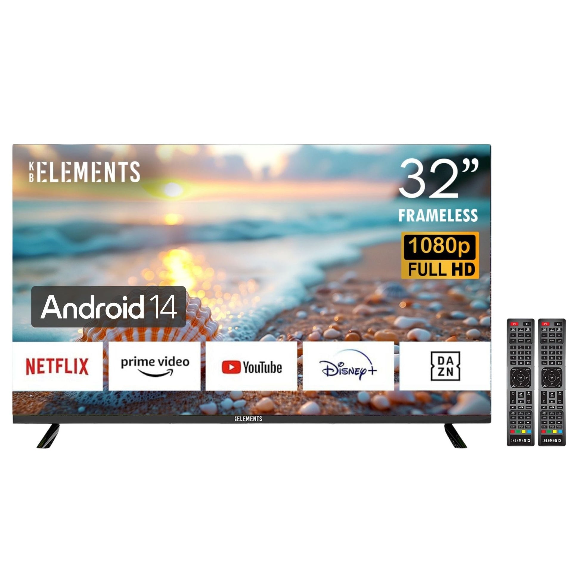 KB Elements Smart TV LED-Fernseher 81 cm/32 Zoll ELT32DE14S