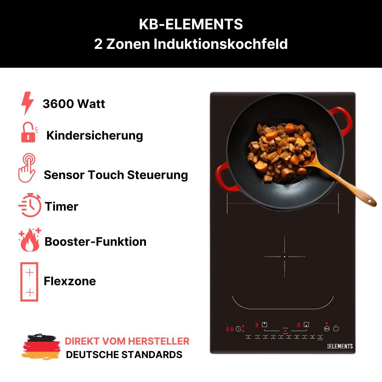 KB Elements Premium Induktions-Kochfeld ELK108P