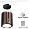 LED Beleuchtung freihängende Dunstabzugshaube 38 cm – elegantes Design Küchenbeleuchtung KB ELEMENTS