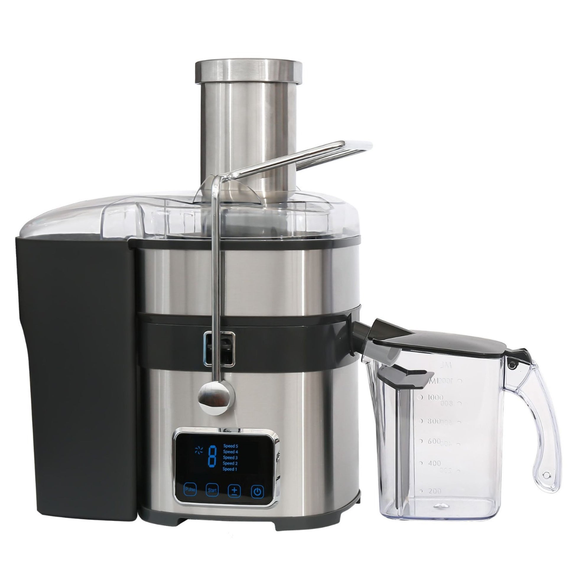 KB ELEMENTS Edelstahl Entsafter, 800 Watt Voll Kupfer Motor, Touch Display