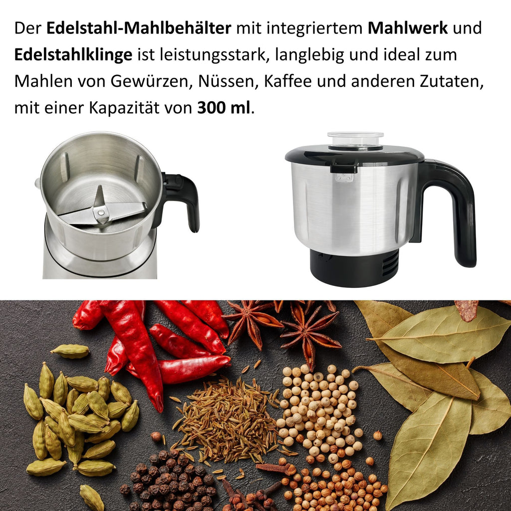 KB ELEMENTS Stand 2 in 1 Mixer - 600W Voll Kupfer Motor, Full Touch Display