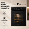 Einbaubackofen ELK45EV1 Einbaubreite 45 cm Abmessungen KB ELEMENTS