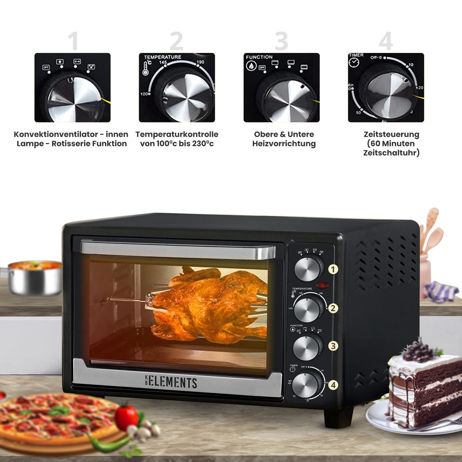 KB ELEMENTS Minibackofen ELK45V1