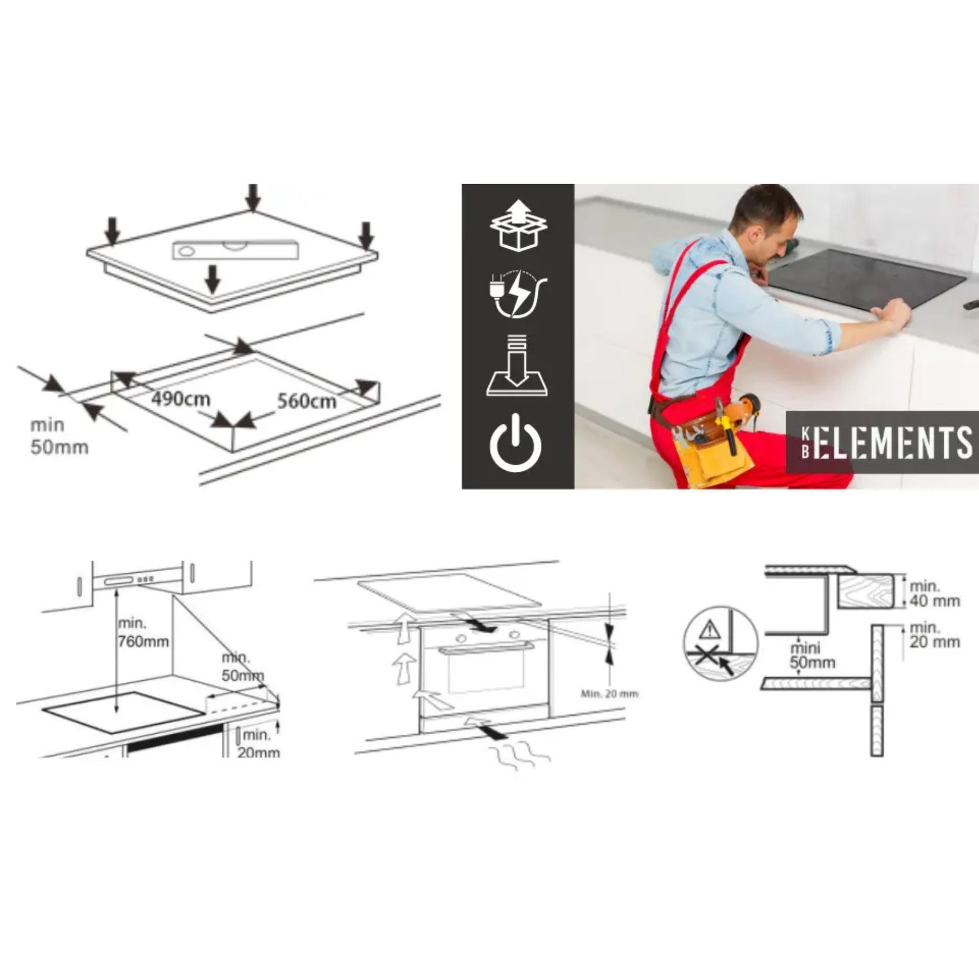 KB Elements Premium Elektro-Kochfeld ELK107PR