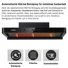 LED Beleuchtung Kopffreihaube 80 cm Schwarz – helle Küchenbeleuchtung Baffle Fettfilter KB ELEMENTS