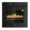 KB ELEMENTS Herdset 2-teilig – Einbaubackofen 60 cm A+ & Glaskeramikkochfeld 77 cm | 5 Zonen, Dual-Zone, Schwarz