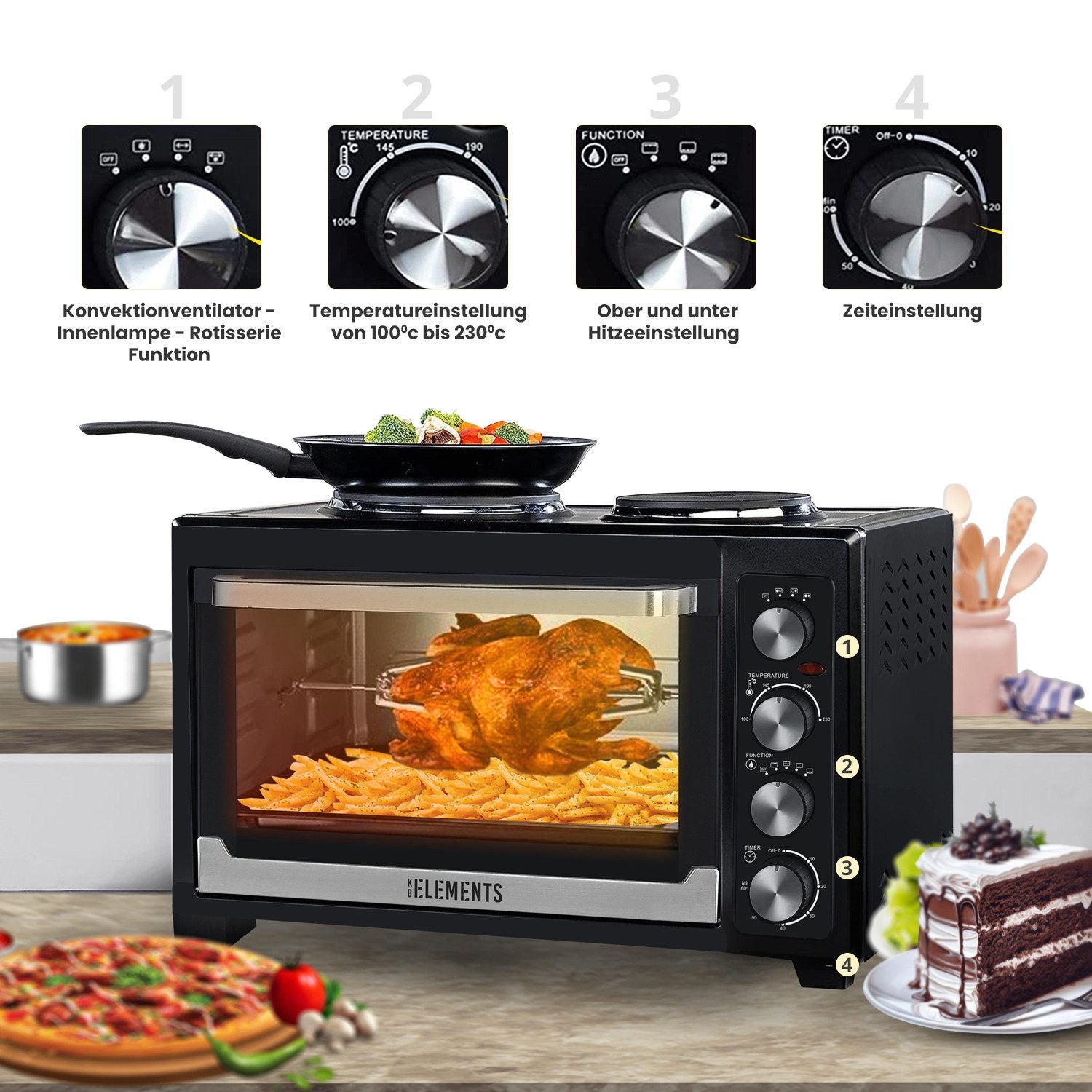 KB Elements Minibackofen ELK45V2