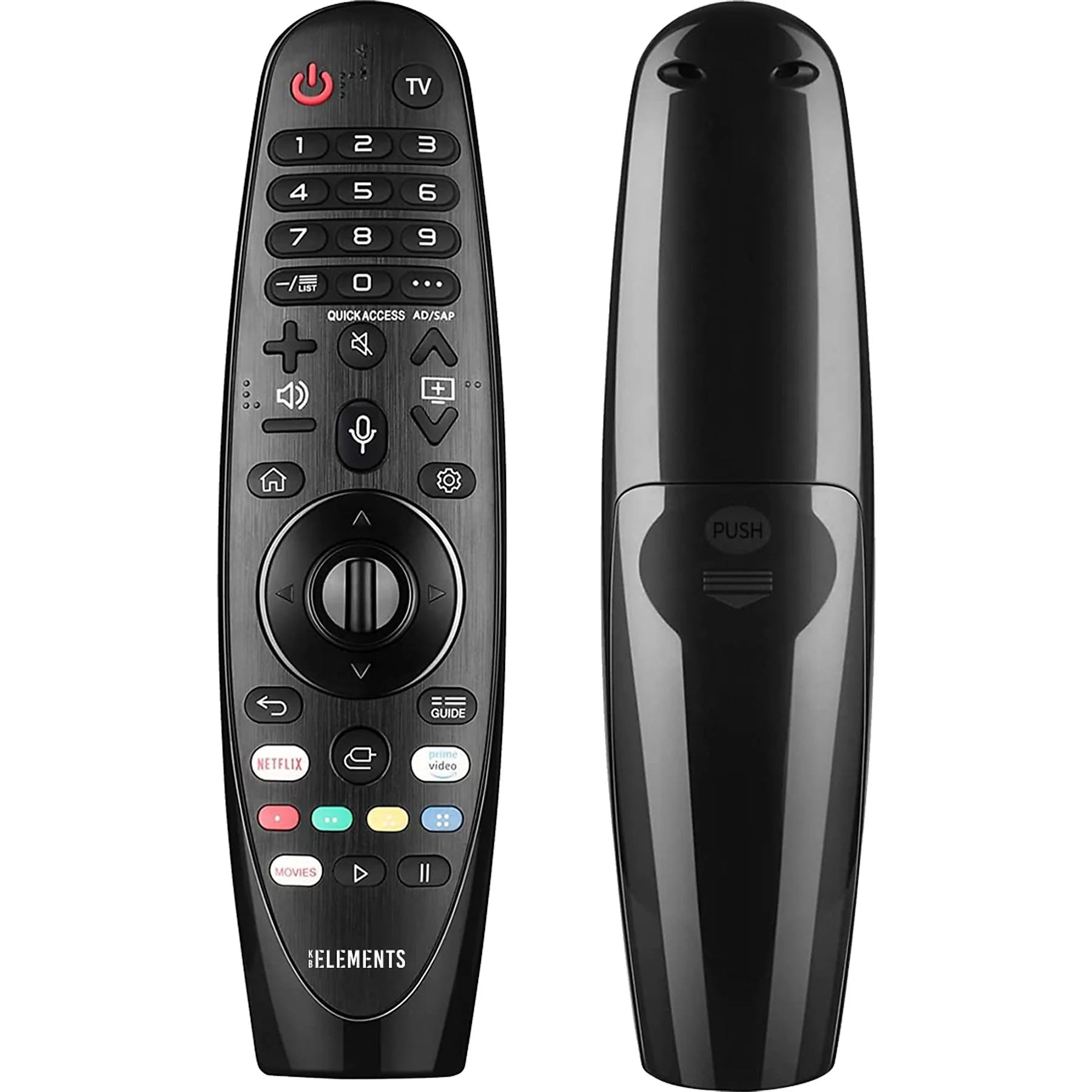 KB Elements QLED-Fernseher LED TV 85 Zoll / 215 cm, QLED 4K, SMART TV