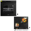 KB ELEMENTS Herdset 2-teilig ELK75DV1 ELK112AS Backofen Touch Display AntiScratch Induktion Schuko Plug Play Schwarz KB ELEMENTS