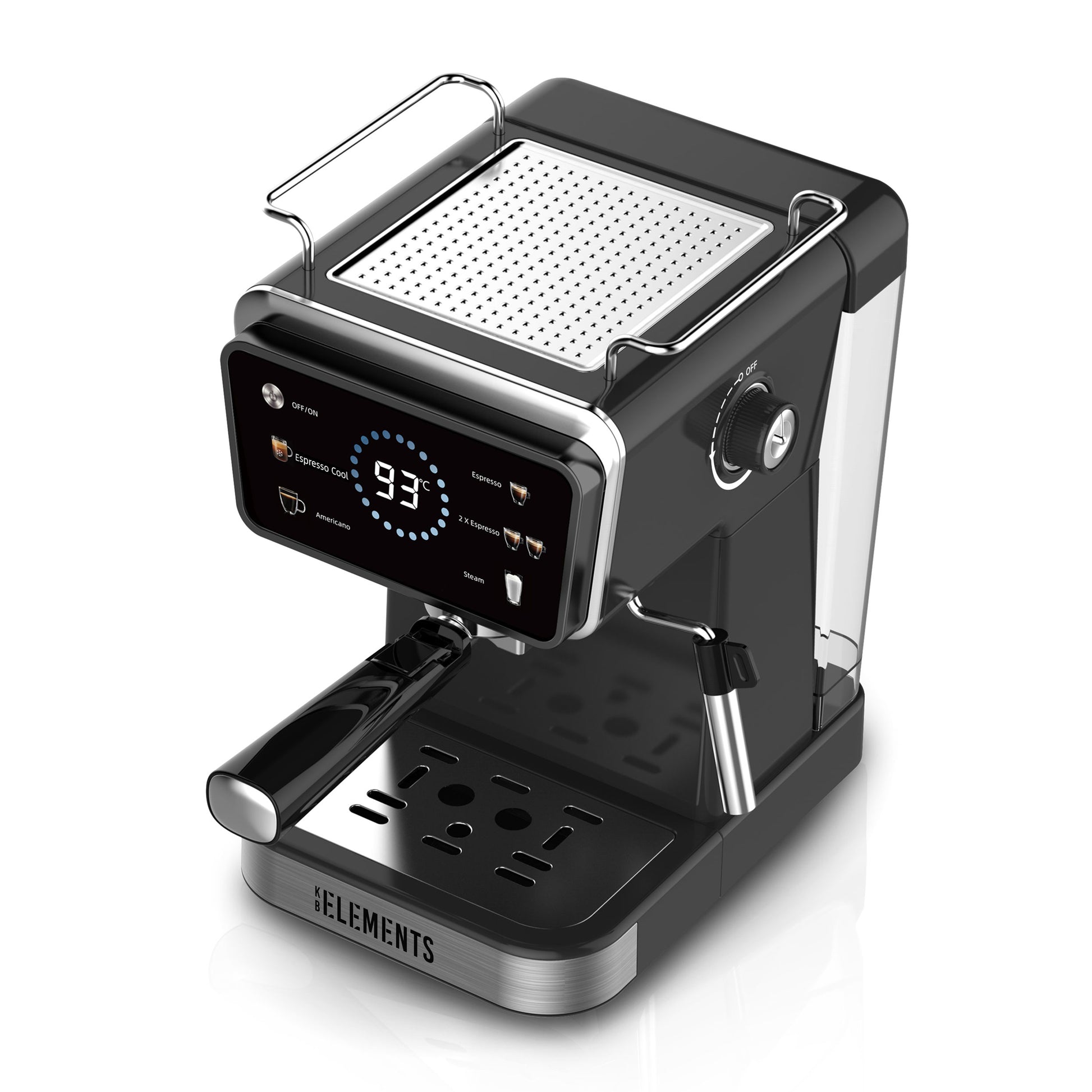 KB Elements Espressomaschine mit Heiß- und Kaltkaffee-Funktion