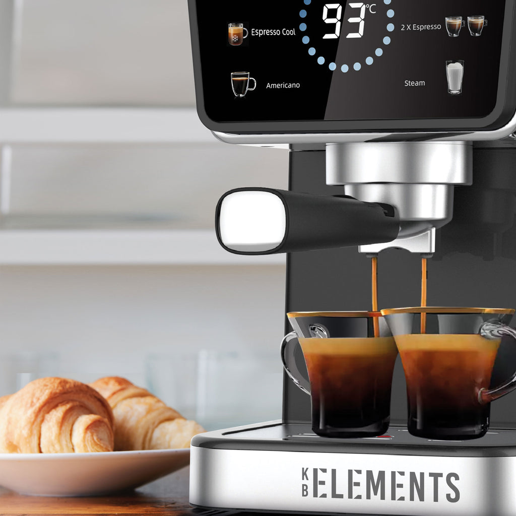 KB Elements Espressomaschine mit Heiß- und Kaltkaffee-Funktion