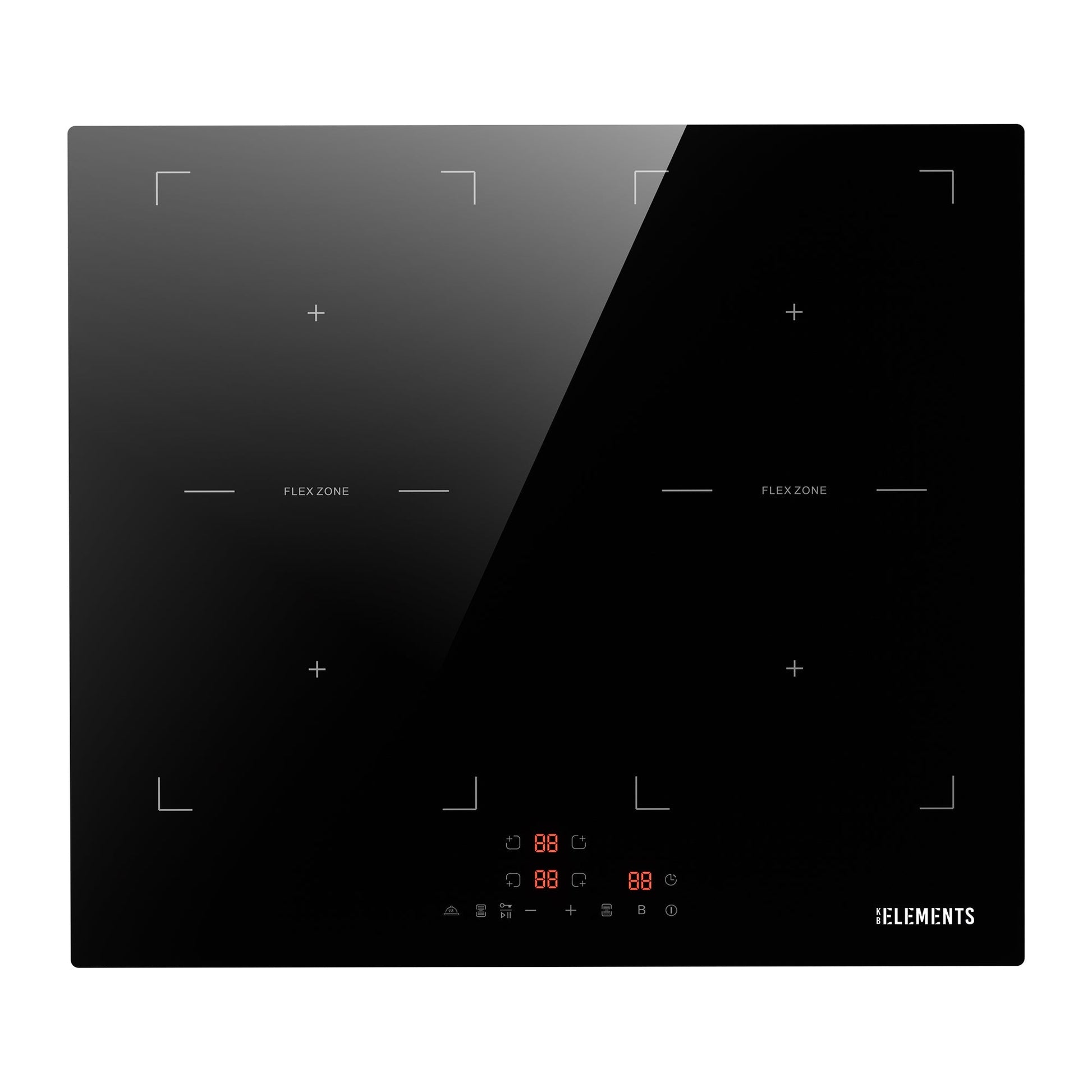 Induktionskochfeld 60 cm Schwarz KB ELEMENTS ELK60FB1 – KB ELEMENTS Herdset