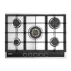 Gaskochfeld ELK70GH1 70 cm Edelstahl 5 Brenner 10500 W Wok-Dreifachbrenner KB ELEMENTS