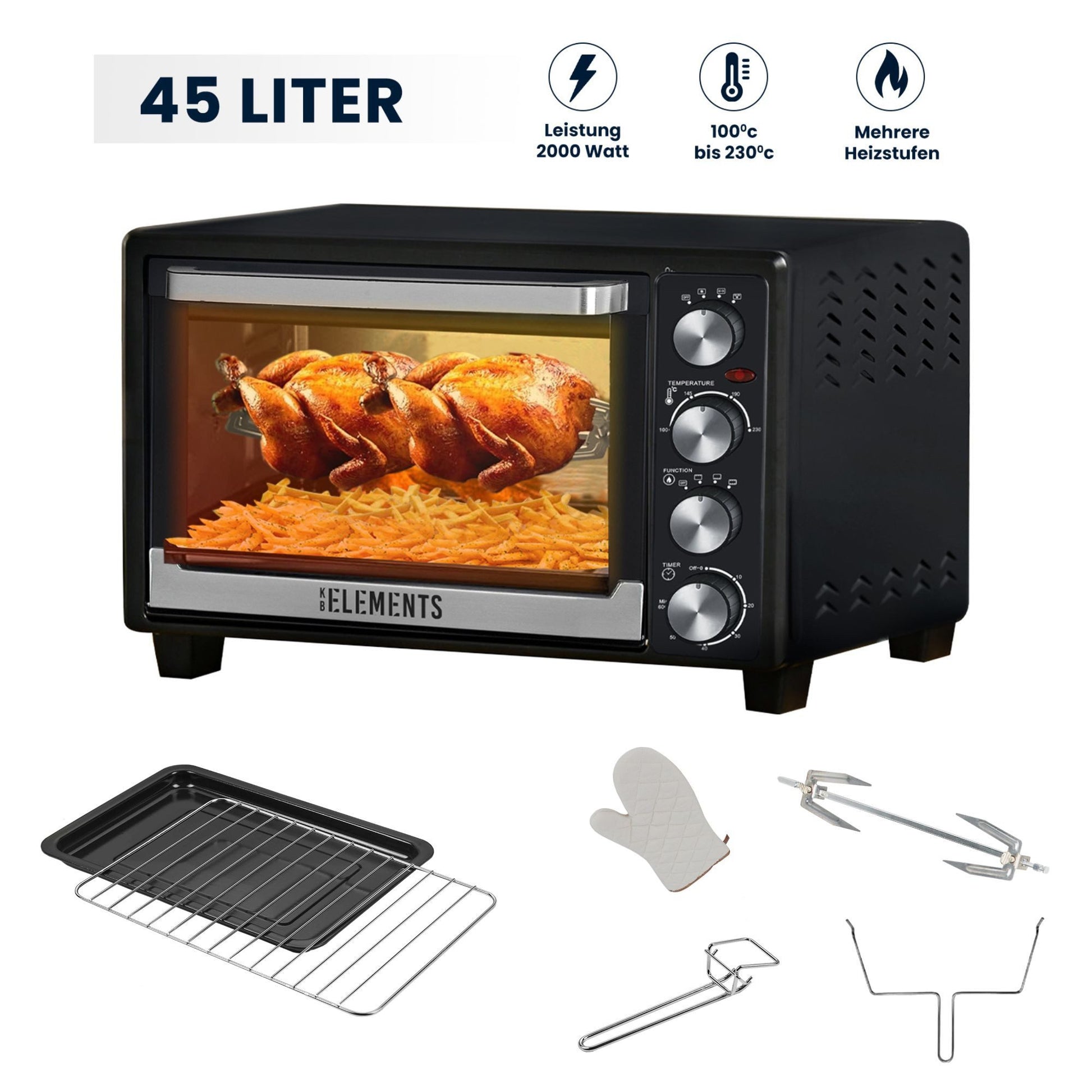 KB ELEMENTS Minibackofen ELK45V1
