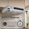 Nachlauf Funktion Dunstabzugshaube 60 cm Silber – automatische Abschaltverzögerung 3 Minuten KB ELEMENTS