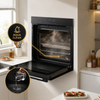 Aqua Clean Dampfreinigung Einbaubackofen ELK75DV2 Schwarz/Silber – ohne Chemie KB ELEMENTS
