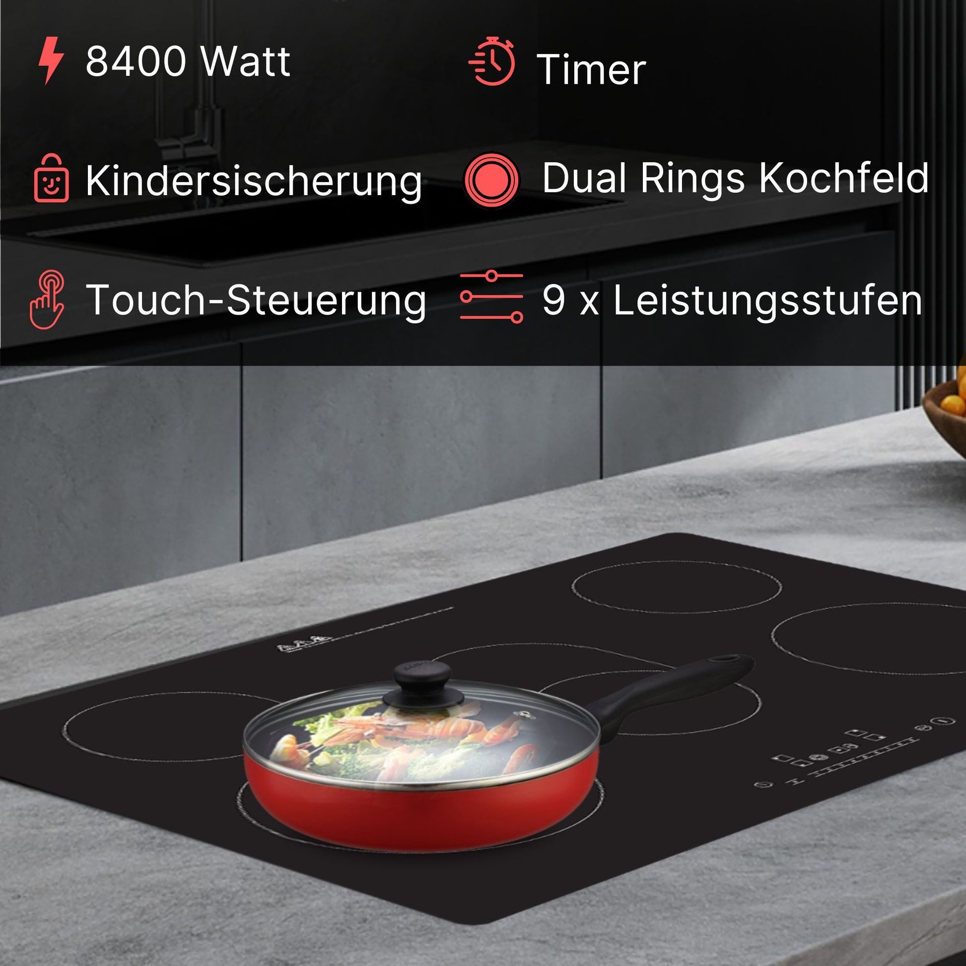 KB Elements Premium Elektro-Kochfeld ELK109PR
