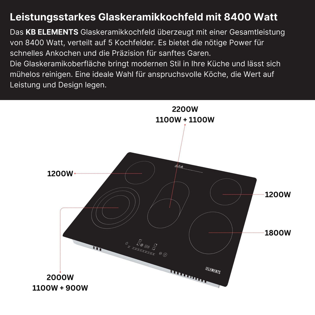 KB Elements Premium Elektro-Kochfeld ELK109PR