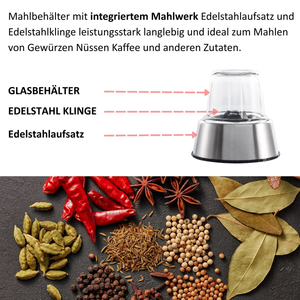 Multifunktionale Küchenmaschine - 800W Voll Kupfer Motor, Full touch Display