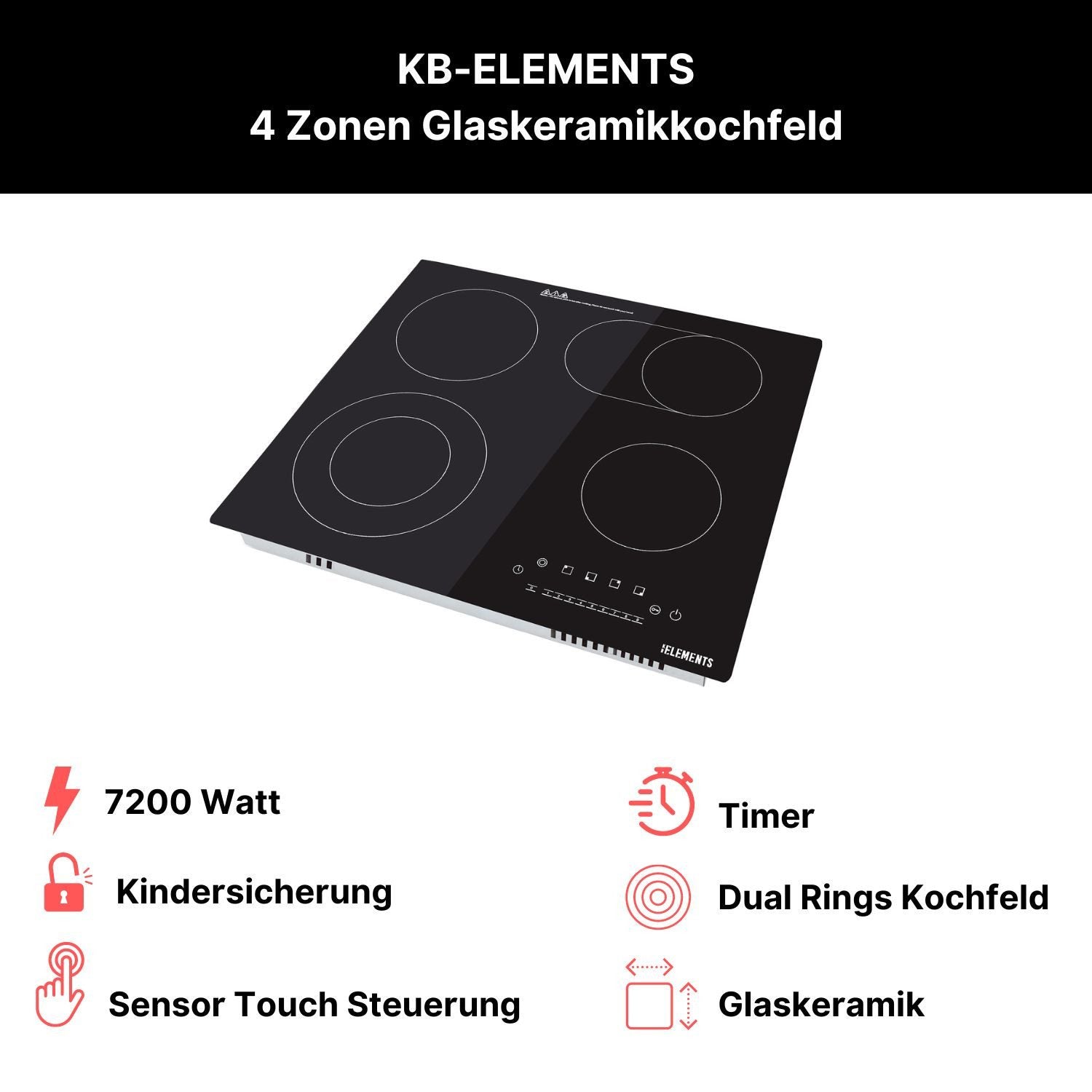 KB Elements Premium Elektro-Kochfeld ELK107PR