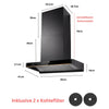 Abmessungen Kopffreihaube ELK150H60 600x410x520 mm KB ELEMENTS Herdset