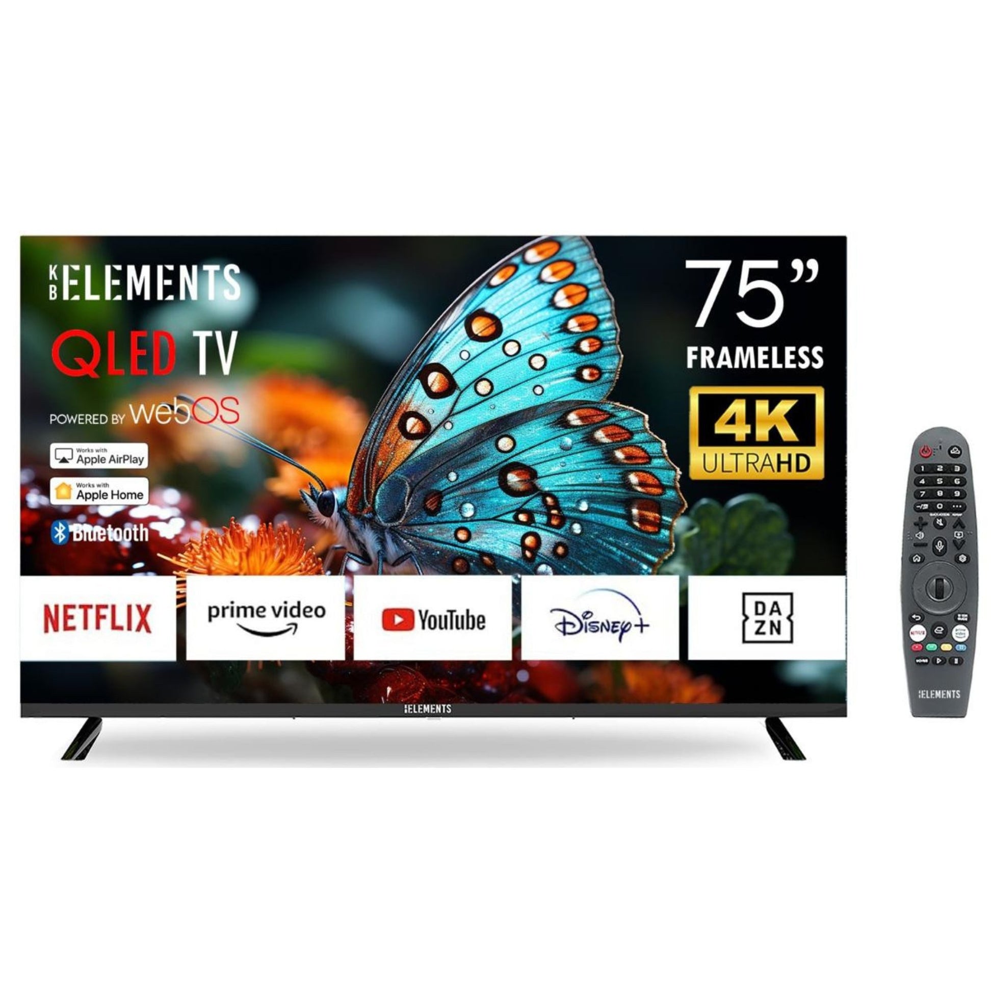 KB Elements QLED-Fernseher 190,00 cm/75 Zoll  ELT75QL7DE