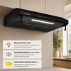 LED Beleuchtung Baffle Fettfilter Dunstabzugshaube 60 cm – KB ELEMENTS ELK156S60B