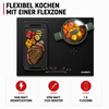 Flexzone Induktionskochfeld 60 cm – KB ELEMENTS Herdset ELK112AS AntiScratch