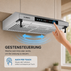 Touch Gestensteuerung Dunstabzugshaube 60 cm Silber – berührungslos steuern Bedienfeld KB ELEMENTS