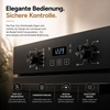 Drehknöpfe Bedienung Einbaubackofen ELK75EV1P Schwarz – edle Optik KB ELEMENTS