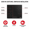 3500 W Leistung Induktionskochfeld – KB ELEMENTS Herdset ELK112AS