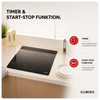 Timerfunktion Induktionskochfeld ELK60FB1 2 Flexzonen KB ELEMENTS Herdset